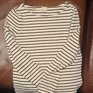 J.Crew Striped Long Sleeve Shirt